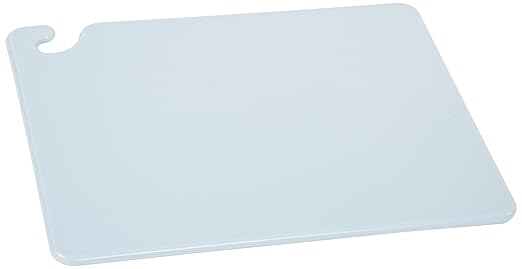 San Jamar CB152012BL CB152012 Cut-N-Carry Co-Polymer Cutting Board, 20" Length x 15" Width x 1/2" Thick, Blue