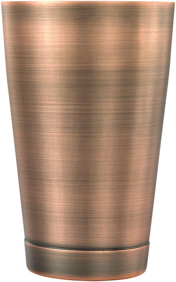 Barfly Cocktail Tin, Small 18 oz (532 ml), Antique Copper