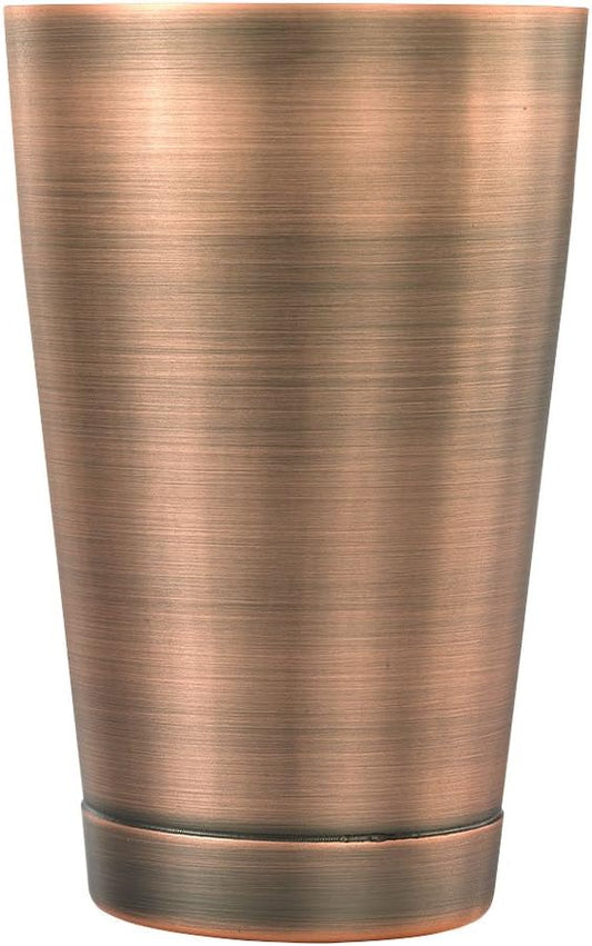 Barfly Cocktail Tin, Small 18 oz (532 ml), Antique Copper