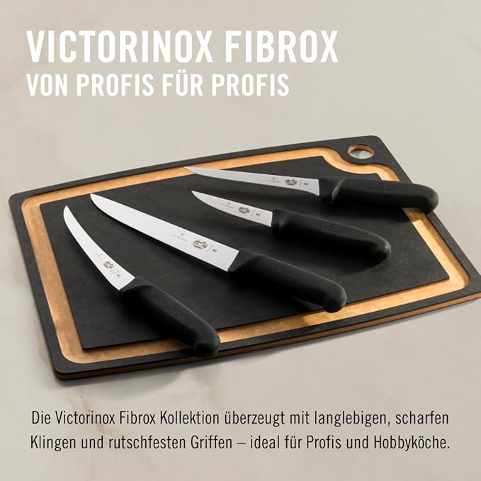 Victorinox Fibrox 4-Inch Boning Knife with Straight Edge and Black Handle