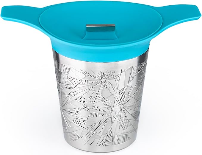 Tea Basket For Loose Tea Loose Leaf Tea Steeper For Loose Leaf Tea Stainless Tea Infuser Fine Mesh Tea Infuser Tea Filter Strainer Tea Diffusers For Loose Tea Brewer (Reflection)
