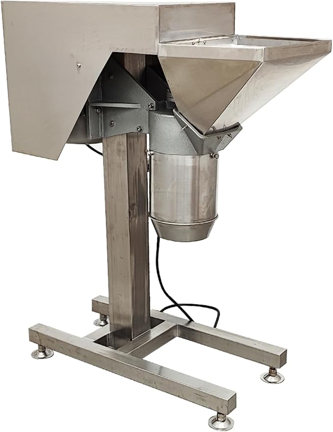 220V Fruit and Vegetable Crusher Shredder Stainless Steel Food Processor Chopper Commercial Fruit Jam Maker Juicer Crushing Machine Electric Grinder for Ginger Garlic Onions Strawberry