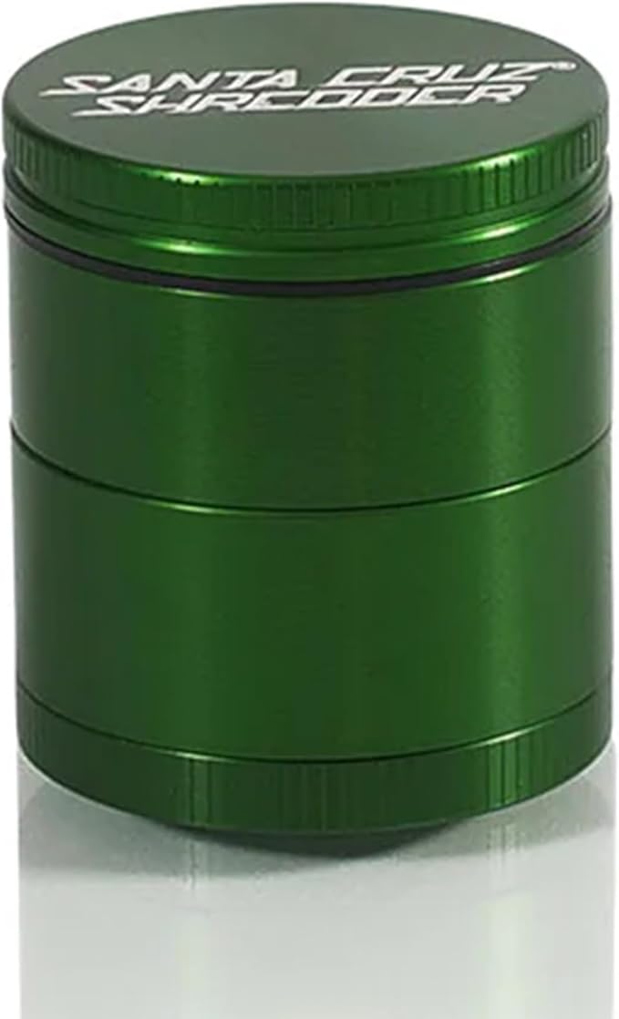 Santa Cruz Shredder Metal Spice Grinder Made in USA (Small (1.7 Inch), Green)