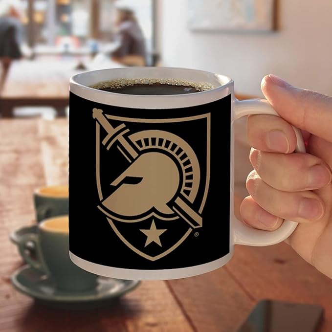 United States Military Academy Primary Logo Ceramic Coffee Mug, Novelty Gift Mugs for Coffee, Tea and Hot Drinks, 11oz, White