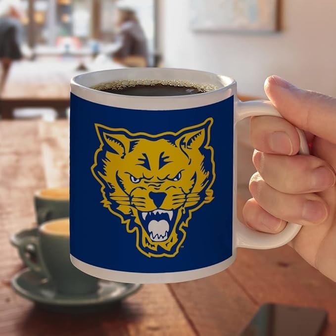 Fort Valley State University Primary Logo Ceramic Coffee Mug, Novelty Gift Mugs for Coffee, Tea and Hot Drinks, 11oz, White