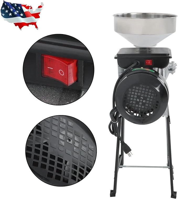 Wet&Dry Grinder Grain Mill Coffee Grinder Feed/Flour Cereals Corn 3000W Electric Rated speed: 1400-2800r / min