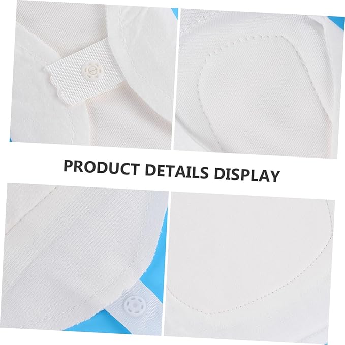 3pcs Reusable Cotton Menstrual Pads with Button Snap Comfortable Lightweight Sanitary Towels for Women Washable Leakproof Pads for Period Care