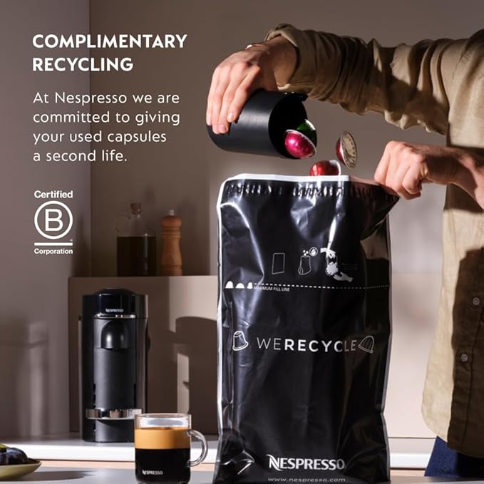 Nespresso Vertuo Pop+ Coffee and Espresso Maker by De'Longhi with Milk Frother, Candy Pink