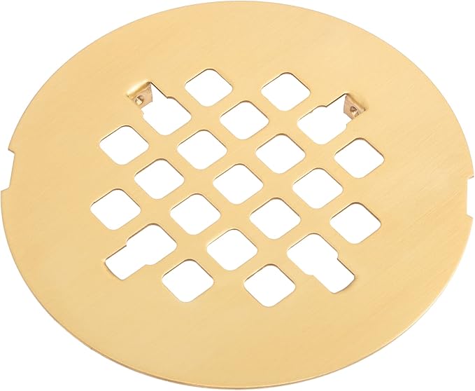 Artiwell 4-1/4” OD Snap-in Shower Drain Cover, Round Shower Drain Strainer Grid, Replacement Cover, Designed for Long-Lasting