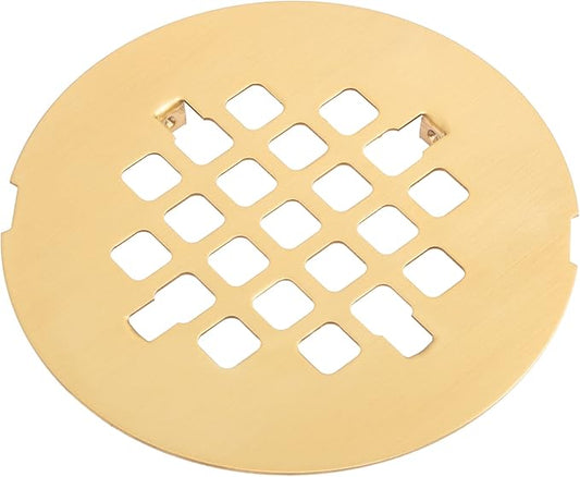 Artiwell 4-1/4” OD Snap-in Shower Drain Cover, Round Shower Drain Strainer Grid, Replacement Cover, Designed for Long-Lasting