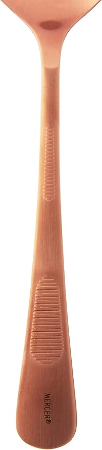 Mercer Culinary 18-8 Stainless Steel Plating Spoon, 9 Inch, Rose Gold