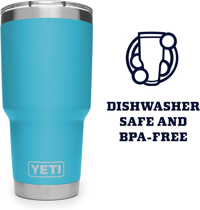 YETI Rambler 30 oz Stainless Steel Vacuum Insulated Tumbler w/MagSlider Lid