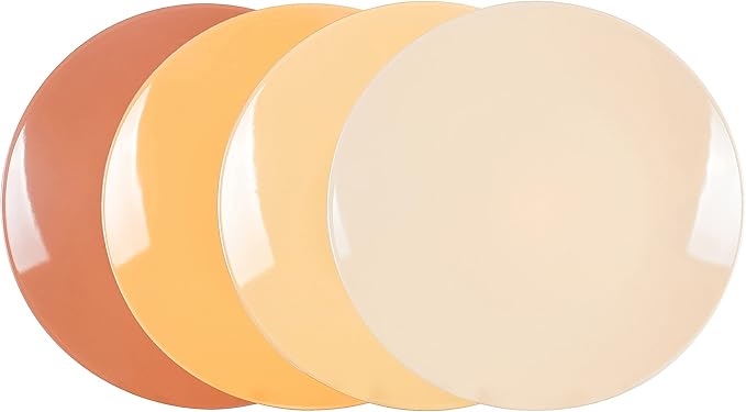 Color Wave Stoneware 16pc Dinnerware Set, Honey Comb