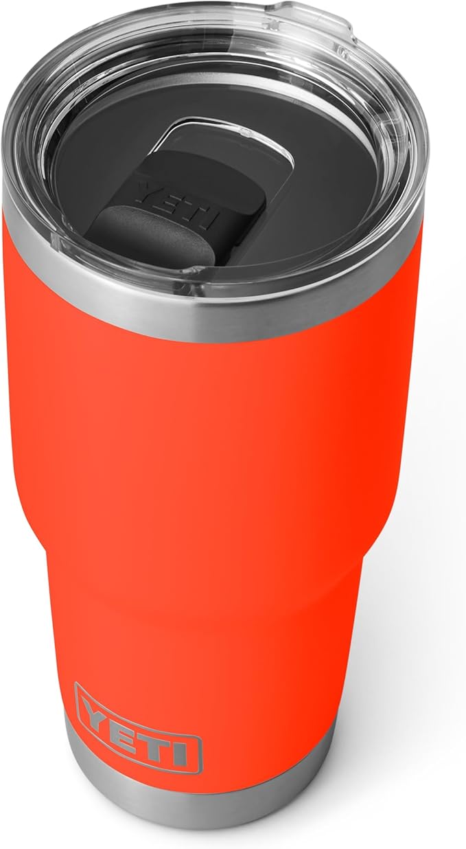 YETI Rambler 30 oz Tumbler, Stainless Steel, Vacuum Insulated with MagSlider Lid, Solar Flare