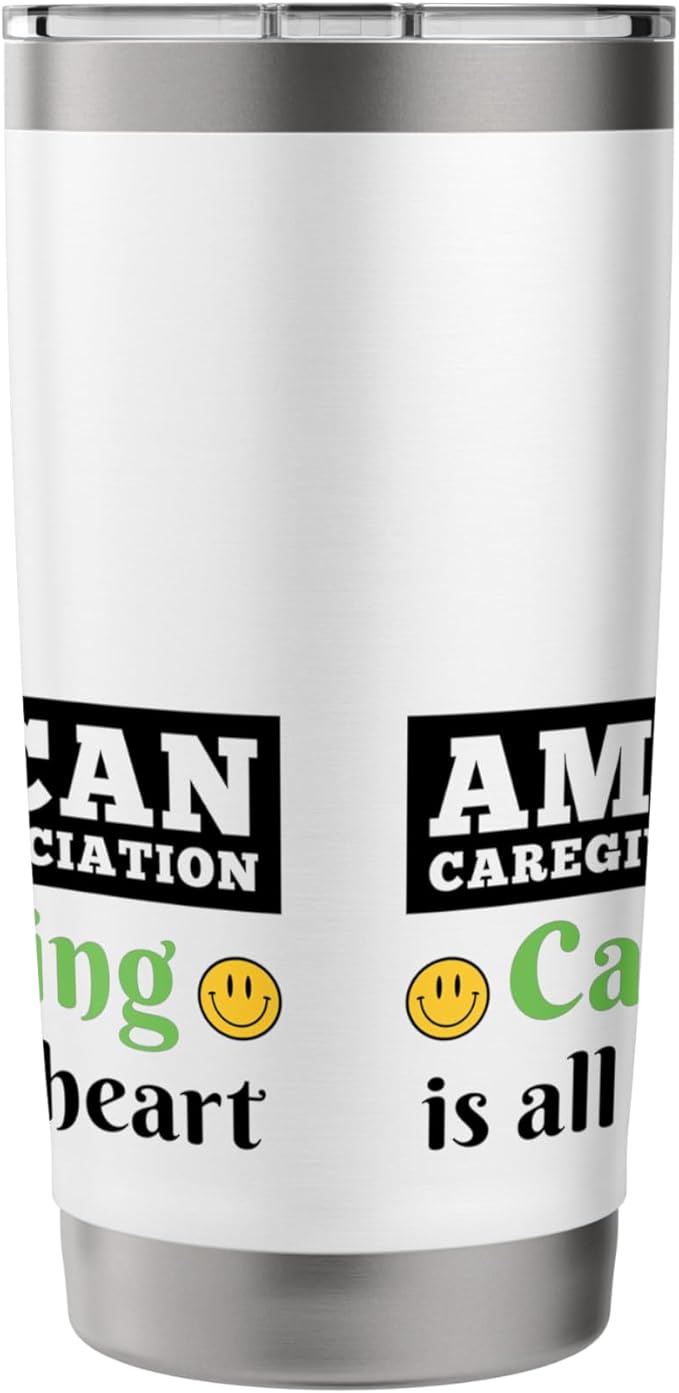 Caregiving Is All About Heart (Official ACA Merch) Stainless Steel Insulated Tumbler