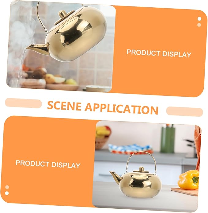 ABOOFAN Home Use Kettle Strainer Portable Tea Kettle with Stainless Steel Material