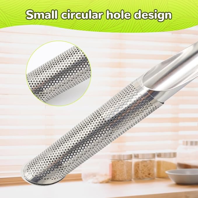 304 Stainless Steel Tea Diffuser, 2025 New Loose Leaf Tea Infuser, Portable Teas Infuser for Office and Home, Spices, Seasonings, Coffee Steeper for Coffee Lovers, Teas Holder Loose Leaf for Gift (3)