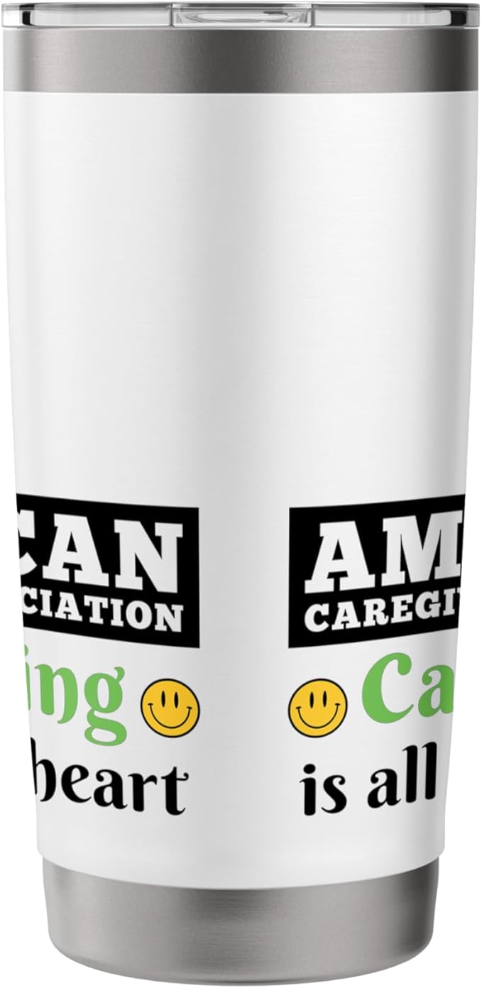 Caregiving Is All About Heart (Official ACA Merch) Stainless Steel Insulated Tumbler