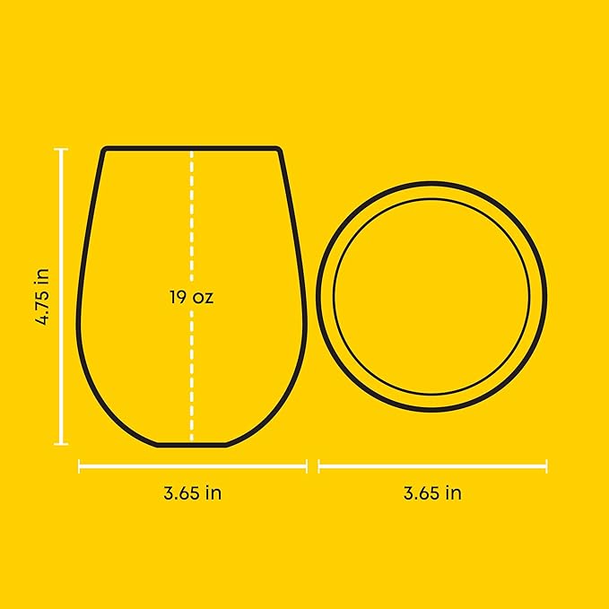 JoyJolt Star Wars™ Helmet Hues Tumblers Stemless Glasses. Set of 4 Large 19oz Glass Drinking Glasses, Wars Kitchen Gifts and, Collectibles for Adults