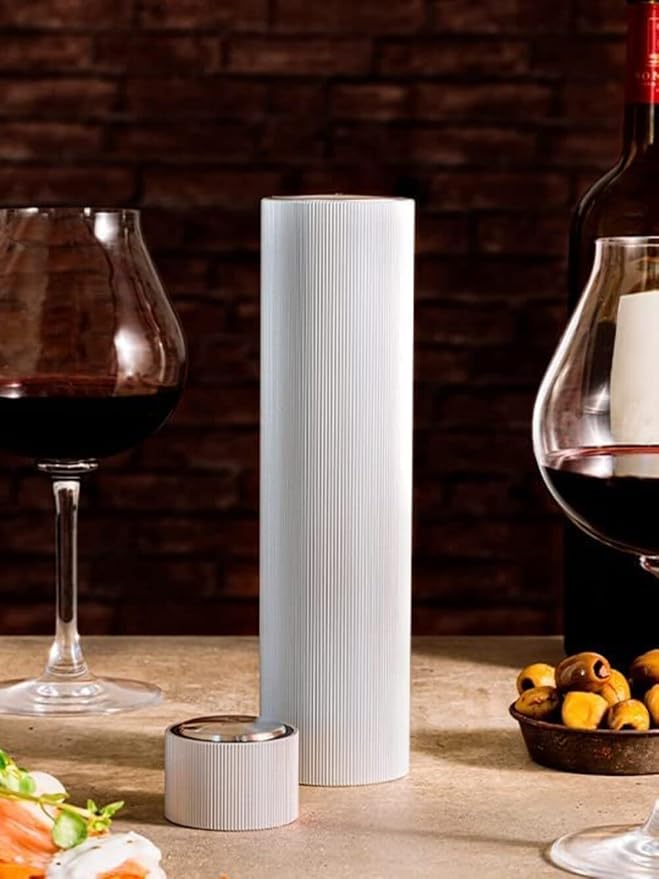 Peugeot Line Reverse Automatic Rechargeable Electric Wine Opener/Corkscrew, Carbon Dark Grey
