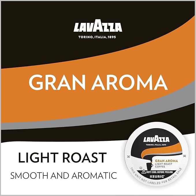 Lavazza Gran Aroma Keurig 2.0 K-Cup Pack, 64 Count