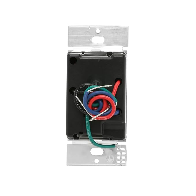 Lutron Diva Smart Dimmer Light Switch with Wallplate for Caseta Lighting (Lutron Smart Hub Required), for LED Lights, 150W, Single-Pole/3-Way, No Neutral, White (DVRFW-6L-WH-A)