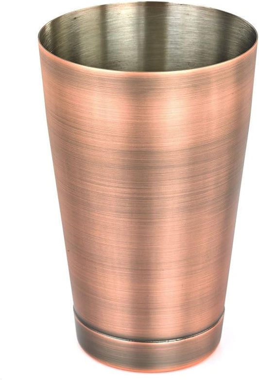 Barfly Cocktail Tin, Small 18 oz (532 ml), Antique Copper