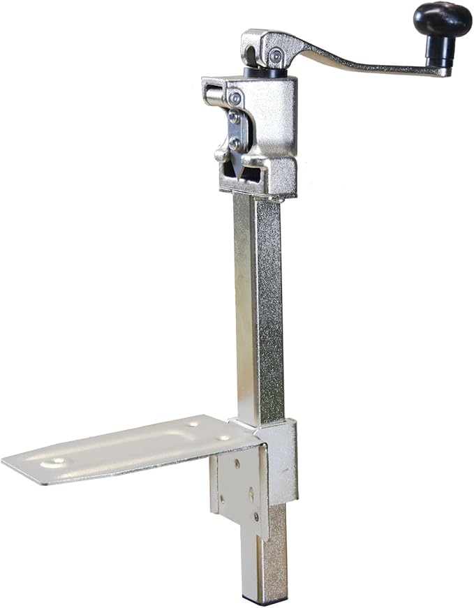 Commercial Can Opener Heavy Duty for Large Cans Industrial Can Opener for Big Cans Manual Stainless Steel Table Can Openers Restaurant Can Opener #10 Cans Up To 11" Tall For Bars Hotel Kitchen
