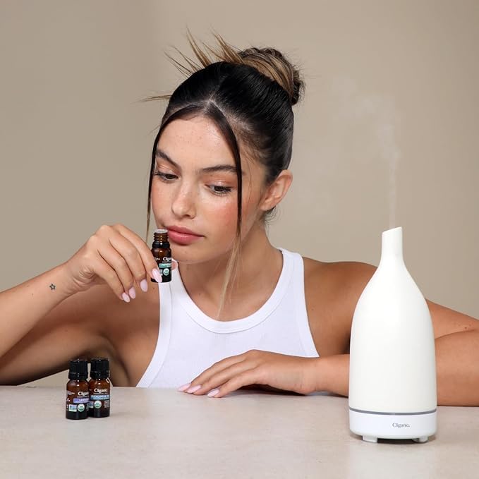 Cliganic Organic Tea Tree Essential Oil – 100% Pure & Natural Essential Oil, USDA Certified, Non-GMO Verified, Vegan & Cruelty-Free | for Aromatherapy, Diffuser, Skin, Hair & Nails