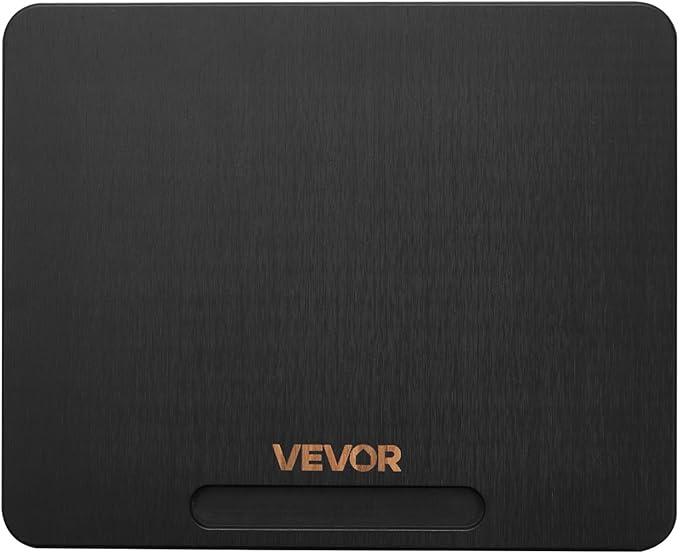 VEVOR Appliance Slider, Medium 10.5 x 13-inch, Rolling Sliding Tray with Silent Rubber Wheels & Hollow Handle, Easy to Clean, Appliance Rolling Tray for Coffee Maker, Kitchen Countertop, Black