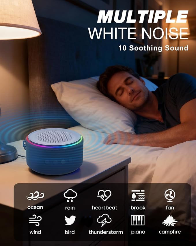 Gifts for Christmas Men Women, Cell Phone Stand with Wireless Bluetooth Speaker, Him Husband Boyfriend Xmas Anniversary Birthday Gifts from Wife, Stocking Stuffer for Men (A-Blue)