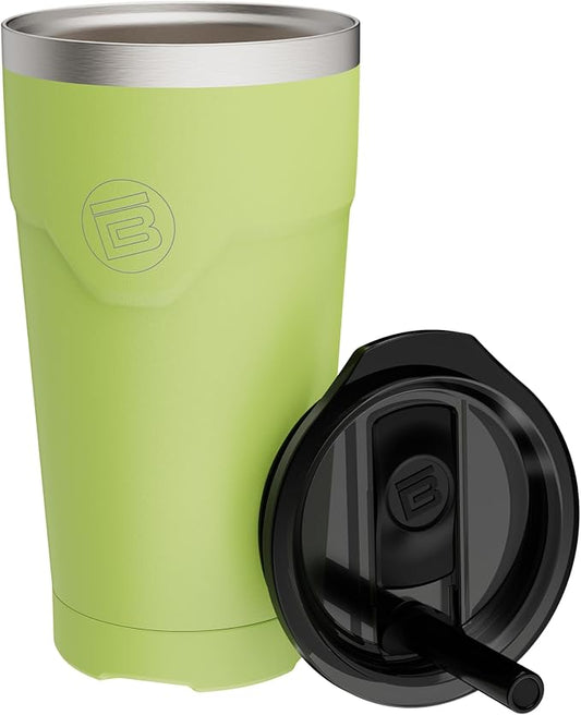 BOTE MagnePod Drinkware Insulated Drink Tumbler includes Lid with Straw Magnetically attaches to Compatible SUPs Kayaks Floats Hangouts 20 oz Multiple Colors