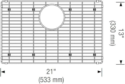BLANCO 237527 Stainless Steel Sink Grid (Ikon 27" Apron Front)