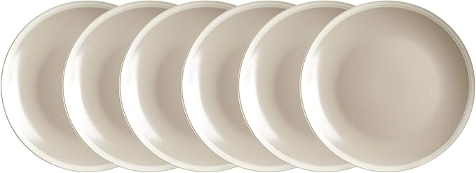 Rock Ridge Speckled Stoneware Dinnerware Set (18pc Set, Sands and Ivory)