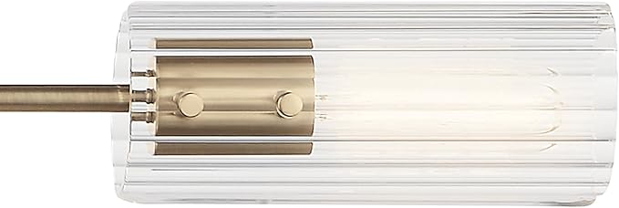 KICHLER Velestino 47.50" 4 Light Linear Chandelier in Champagne Bronze, for Dining Room, Living Room, (7" x 47.50") 5268CPZ