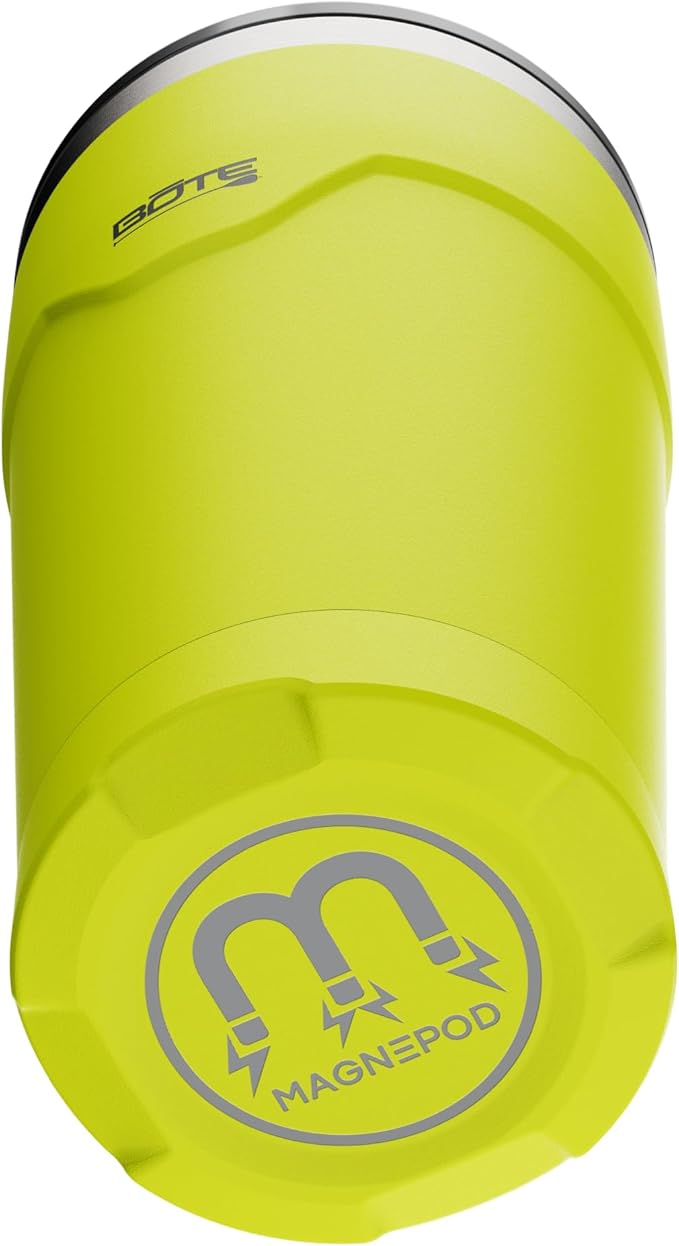 BOTE MagnePod Drinkware Insulated Drink Tumbler includes Lid with Straw Magnetically attaches to Compatible SUPs Kayaks Floats Hangouts 20 oz Multiple Colors