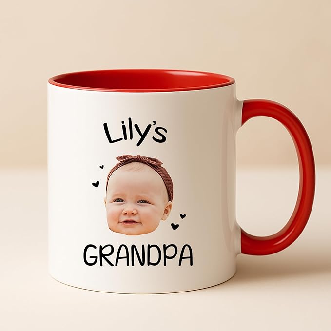 Personalized Dad to Papa Mug - Custom Est Year Coffee Mug for New Grandpa - First Time Grandfather Gift - Custom Grandparent - Keepsake for Him