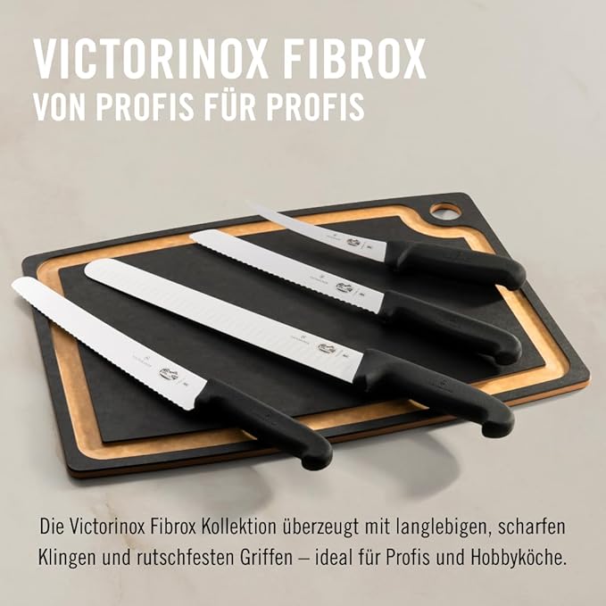 Victorinox Victorinox swiss army cutlery fibrox pro curved boning knife semistiff blade, 5.5 Pound, Black, 6" Boning, Silver/Black