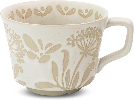 Ceramic Coffee Mug, 12 oz Novelty Unique Teacup with Handle, Stoneware Cup for Tea Mocha Latte Cappuccino Espresso (Butterfly)