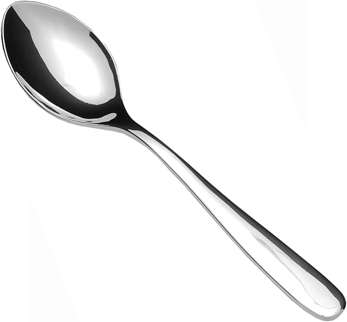 Fortessa Grand City 18/10 Stainless Steel Flatware Table Spoon, Set of 12