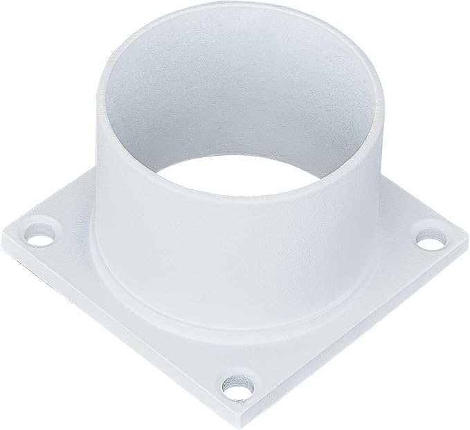 Mayfield Outdoor Post Top Light with 3-Inch Pier Base Mount Fitter, White – Design House, 590281