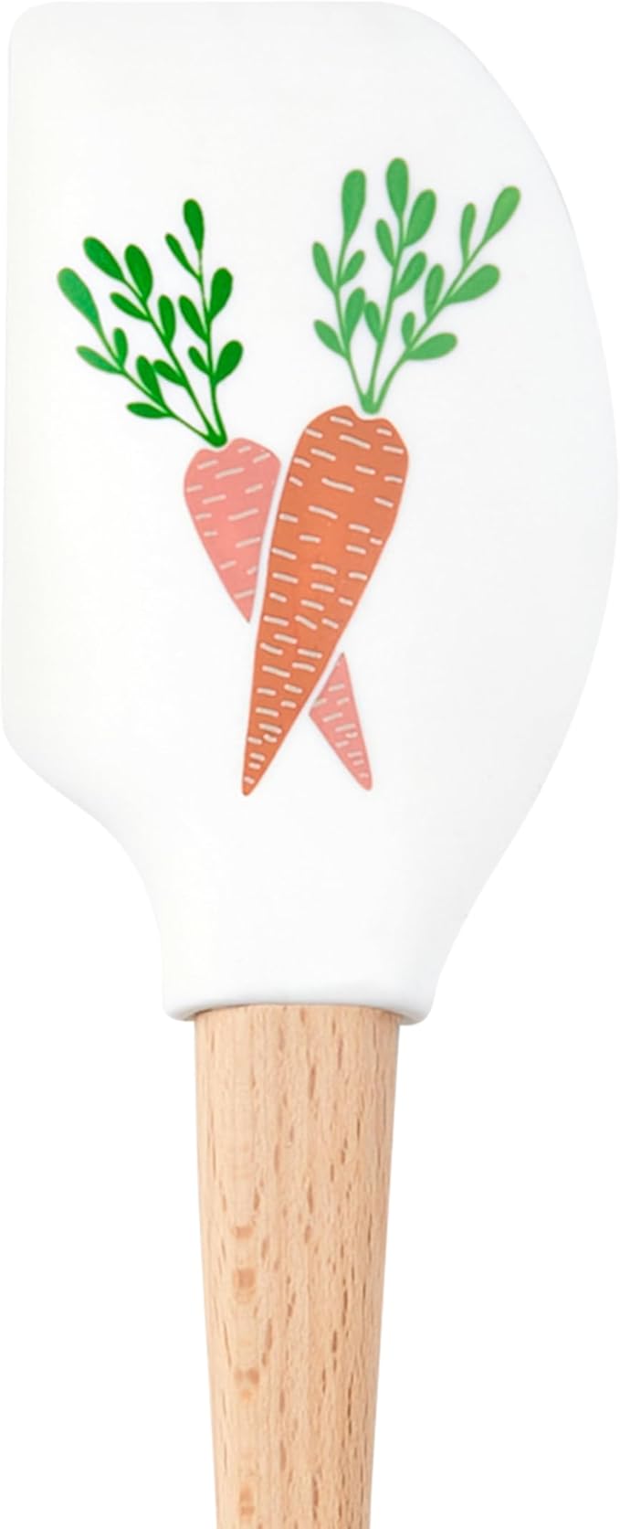 Tovolo Carrot Patch Spatulart Spatula, Kitchen Utensil for Food and Meal Prep, Baking, Mixing, Turning, and More