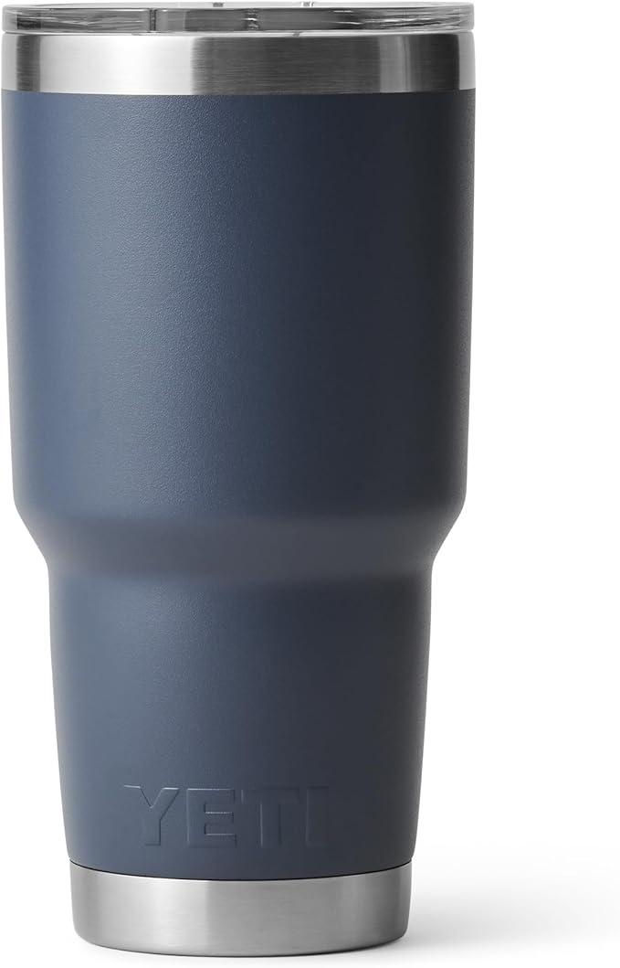 YETI Rambler 30 oz Stainless Steel Vacuum Insulated Tumbler w/MagSlider Lid, Navy