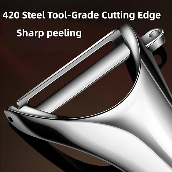 Y-Shaped Vegetable Peeler，Silver Rotary peeler/Easy Peeler/Suitable for Apples, Potatoes, Carrots, Cucumbers, Cabbage and Various Fruits.