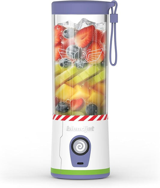 BlendJet 2 Portable Blender for Smoothies & Shakes - 16oz BlendJet Cordless Personal & Small Blender, USB-C Rechargeable & Self Cleaning - (Buzz Lightyear)