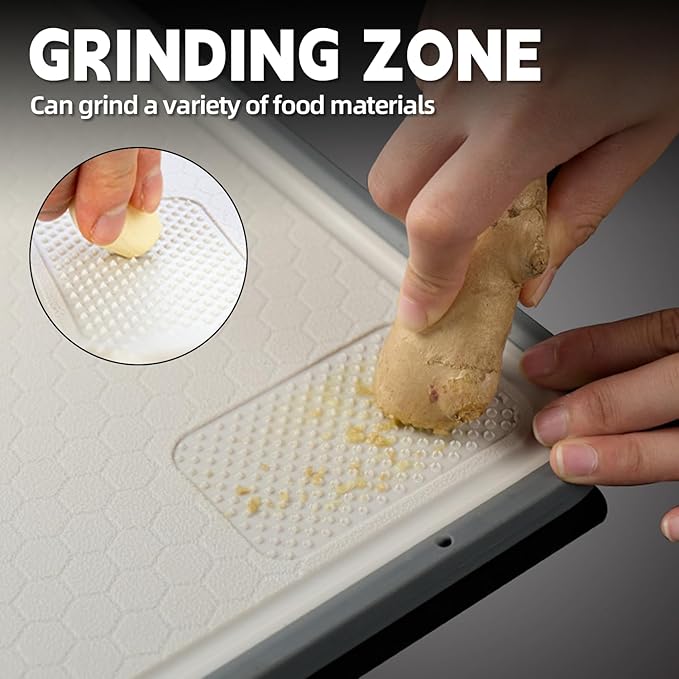 Titanium Cutting Board - 2025 New Upgrade 100% Pure Titanium Cutting Boards for Kitchen Double Sided Titanware Cutting Board,Hygiene Durable Dishwasher Safe Chopping Board (11.8x15.6)