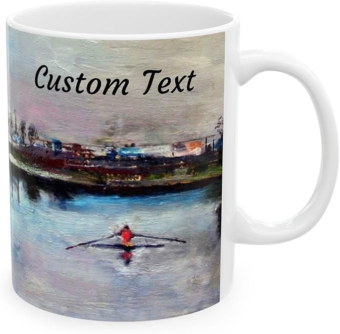 Rowers Mug - 11oz Ceramic Coffee Cup - Unique Rowing-Themed Gift Microwave & Dishwasher Safe - Personalized Crew Team Present for Birthday, Christmas, Appreciation