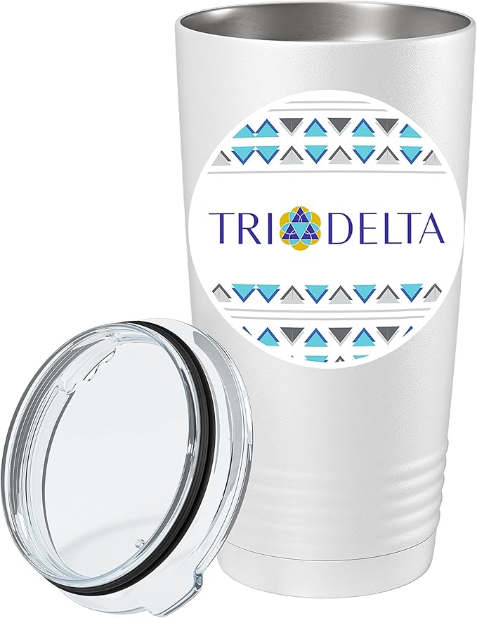 Sorority Stainless Steel Tumbler - 20oz - Ringed Base (#5)
