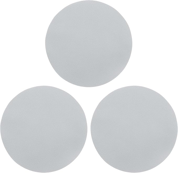 uxcell 3Pcs Rubber Jar Opener Grippers Pads, Multi-function Heat-insulated Non-Slip Grippers Pads for Jars, Kitchen Tool for Easy Opening (Grey, Circle)