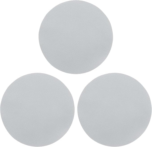 uxcell 3Pcs Rubber Jar Opener Grippers Pads, Multi-function Heat-insulated Non-Slip Grippers Pads for Jars, Kitchen Tool for Easy Opening (Grey, Circle)